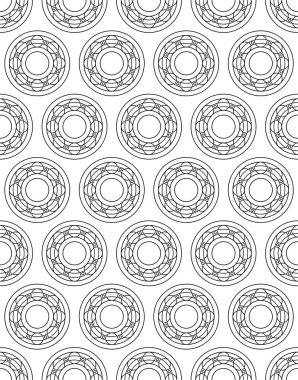 Kontur bilye seamless modeli