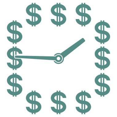 Konsept illüstrasyon - vakit nakittir. Oklar serbestçe döndürülebilir