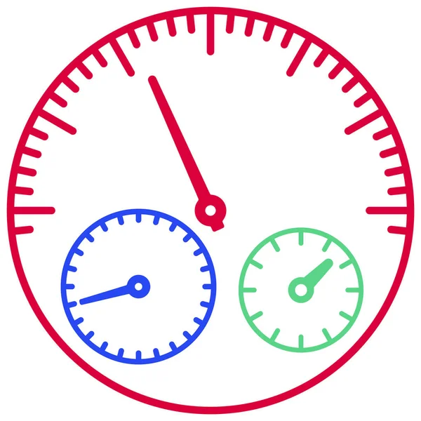 Illustration Abstrakta Dial Enheterna — Stock vektor