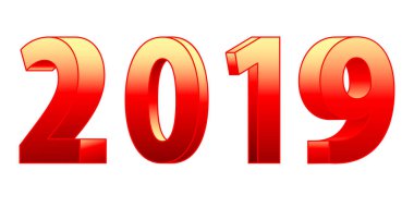 2019 3d renk yazı çizimi