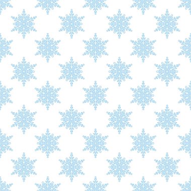 Soyut Mavi kar taneleri seamless modeli