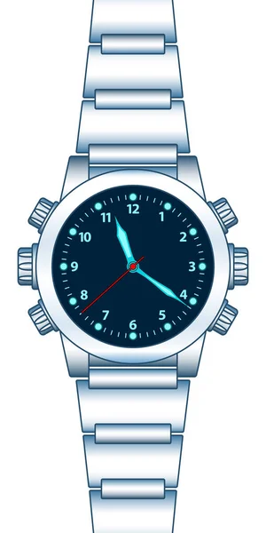 Illustration Abstract Wrist Watch — Stock Vector