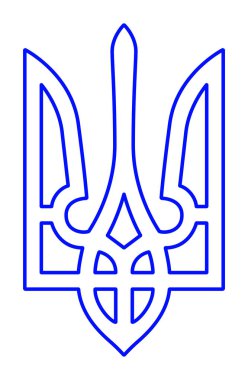 Kontur kret Ukrayna'nın resmi