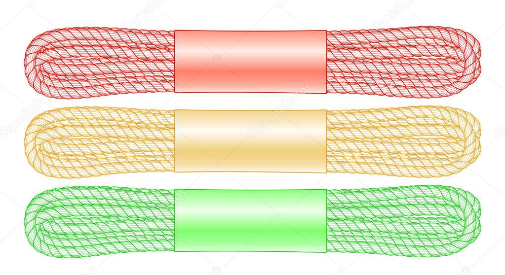 Illustration of the rope bandle set 
