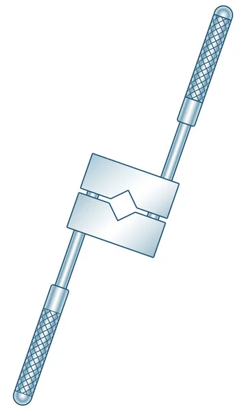 水龙头刀柄工具的插图 — 图库矢量图片