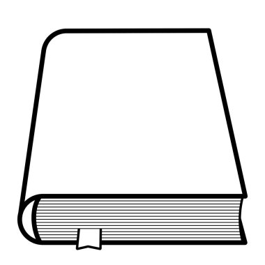 Kitap simge kontur tasarlamak