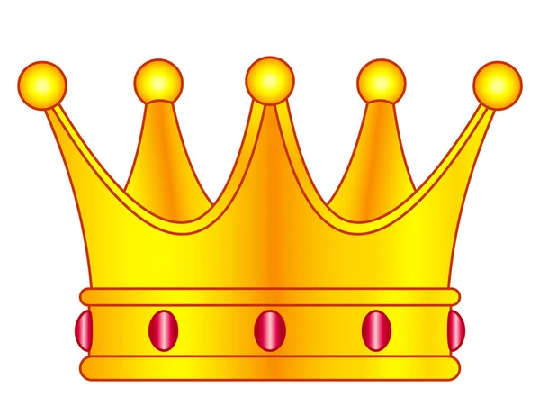 Crown icon illustration — Stock Vector