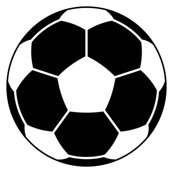 Futbol topu simgesi — Stok Vektör