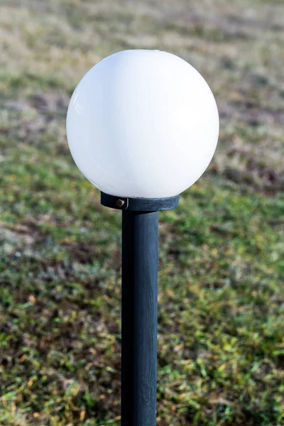 Landscape Outdoor Lamp Closeu — Stock Photo, Image