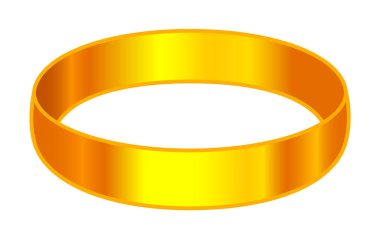 Altın bir alyans tasviri