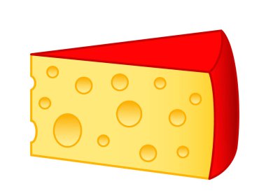 Bir parça peynirin çizimi