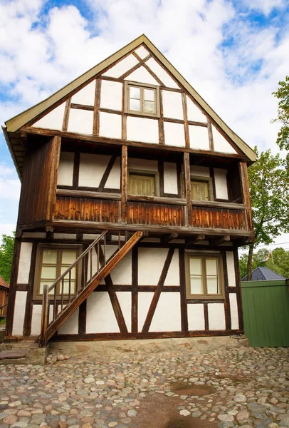 Traditionele Oude Huis Oslo Noorwegen — Stockfoto