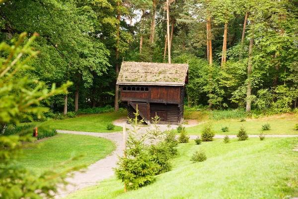 Традиционный Старый Деревянный Дом Осло Норвегия — стоковое фото