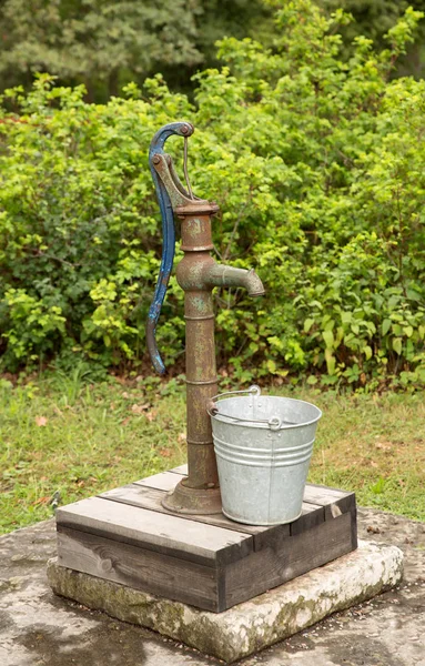 Tradicional Grifo Agua Antigua Skansen Primer Museo Aire Libre Zoológico —  Fotos de Stock