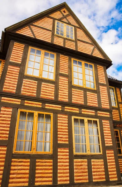 Traditionele Oude Huis Oslo Noorwegen — Stockfoto