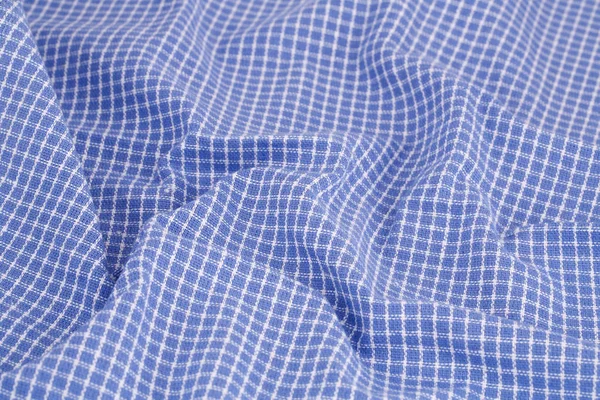 Checkered Tablecloth Texture Background Closeup Picture — Stock Photo, Image