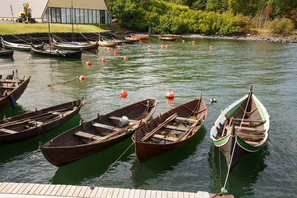 Boote Kleinen Hafen Oslo Norwegen — Stockfoto