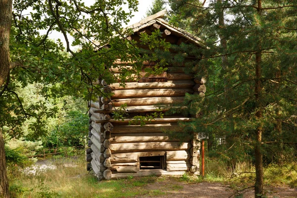 Skansen, ilk açık hava Müzesi ve ada Djurgarden Stokholm, İsveç'te bulunan Hayvanat Bahçesi, kırsal sahne.