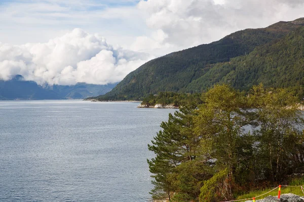 Krajina Fjord Hory Norsku — Stock fotografie