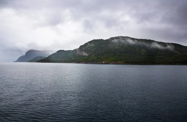 Paysage Avec Montagnes Fjord Norvège — Photo