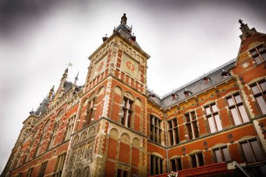 Amsterdam Merkez Tren İstasyonu parçası.
