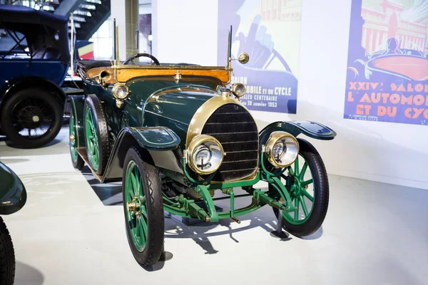 Bruxelles Belgique Août 2015 Autoworld Museum Collection Voitures Anciennes Retraçant — Photo