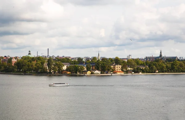 Stockholm City View Wyspa Djurgarden — Zdjęcie stockowe