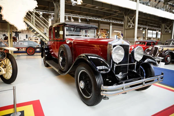 Bruxelles Belgio Agosto 2015 Autoworld Museum Vecchia Collezione Automobili Che — Foto Stock