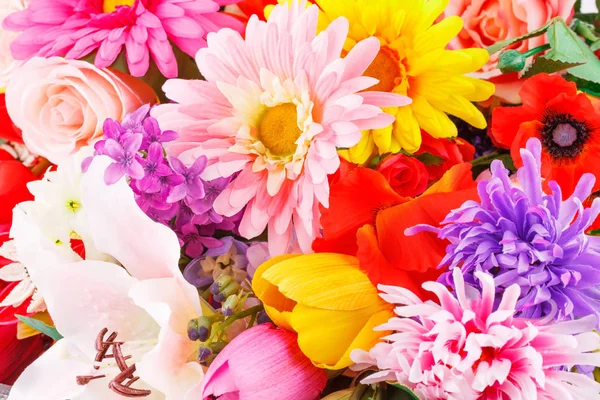 Színes Szövet Virág Polárszűrő Kép — Stock Fotó