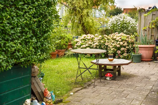 Mobília Jardim Aldeia Pescadores Holandesa Marken — Fotografia de Stock