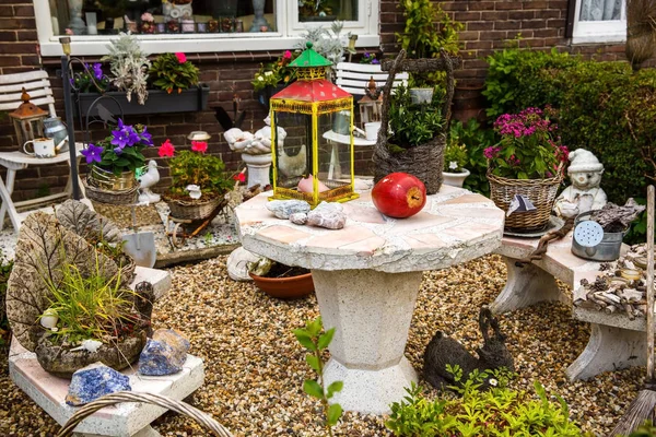 Tuinmeubels Het Nederlandse Vissersdorp Marken — Stockfoto