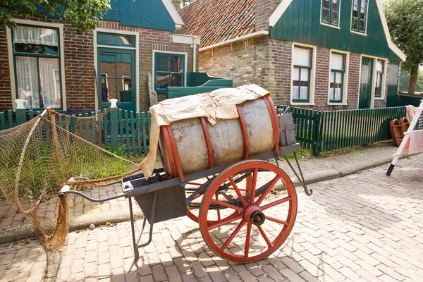 Las Casas Tradicional Antiguo Pueblo Pescadores Museo Aire Libre Zuiderzee —  Fotos de Stock