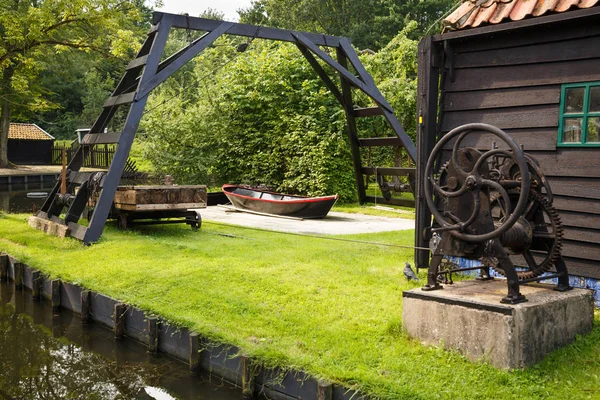 Die Häuser Kanal Und Die Alte Einrichtung Traditionellen Alten Fischerdorf — Stockfoto