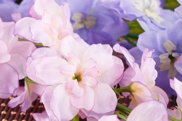 Rózsaszín Szövet Virág Polárszűrő Kép — Stock Fotó