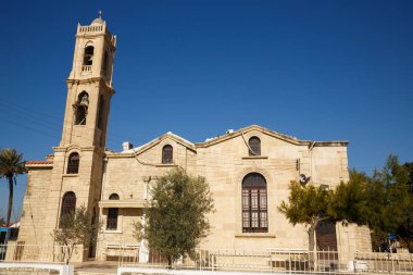 Limassol, Kıbrıs için antik Agiou Antoniou(St. Antony) Kilisesi.