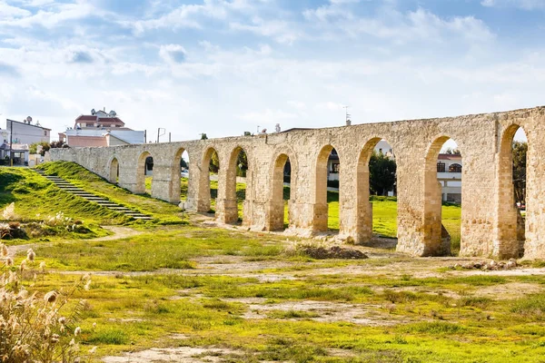 Oude Kamares Aquaduct Larnaca Cyprus — Stockfoto