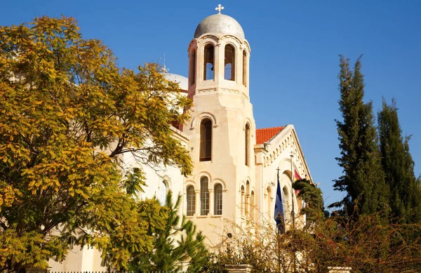 Limassol Kıbrıs Için Holy Trinity Kilisesi Agia Triada — Stok fotoğraf