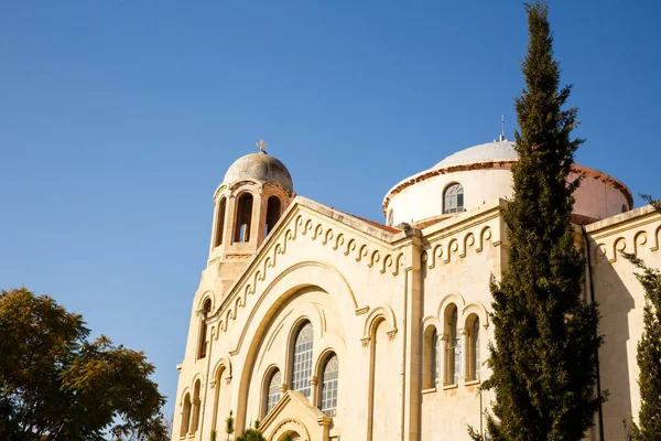 Kostel Nejsvětější Trojice Agia Triada Limassol Kypr — Stock fotografie