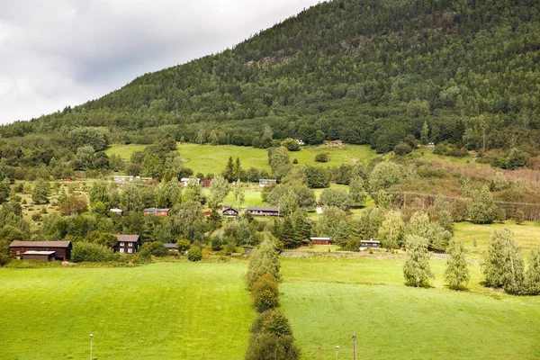 Paysage Avec Lieu Rural Norvège — Photo