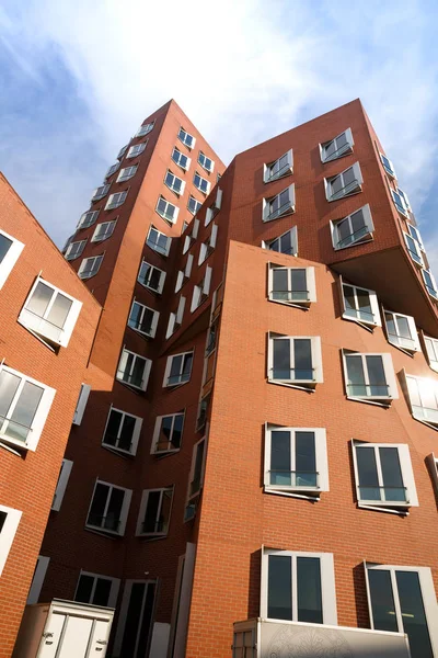 Dusseldorf Germania Agosto 2015 Neuer Zollhof Dell Architetto Frank Gehry — Foto Stock