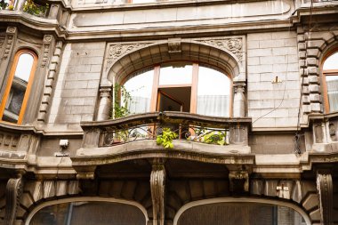 Eski balkon Dinant, Belçika.