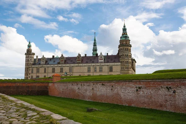 Buitenaanzicht Van Het Historische Kasteel Kronborg Kasteel Helsingor Denemarken — Stockfoto