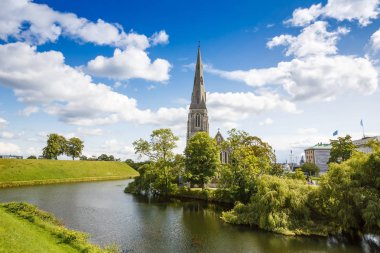  St. alban'ın Kilisesi, Kopenhag, Danimarka.