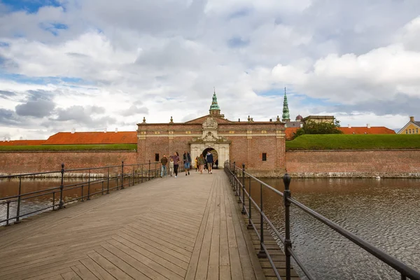 Helsingor Denemarken Augustus 2017 Buitenkant Uitzicht Het Historische Kasteel Kronborg — Stockfoto