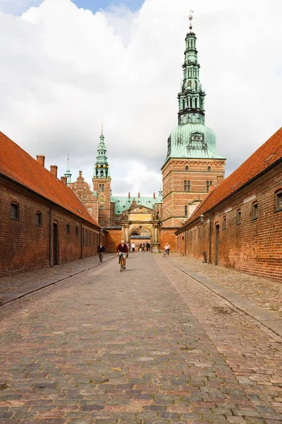 Hillerod Denemarken Augustus 2017 Externe Weergave Van Renaissance Frederiksborg Kasteel — Stockfoto