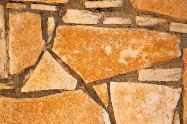 Modern duvar arka plan farklı boyut taşlarla.