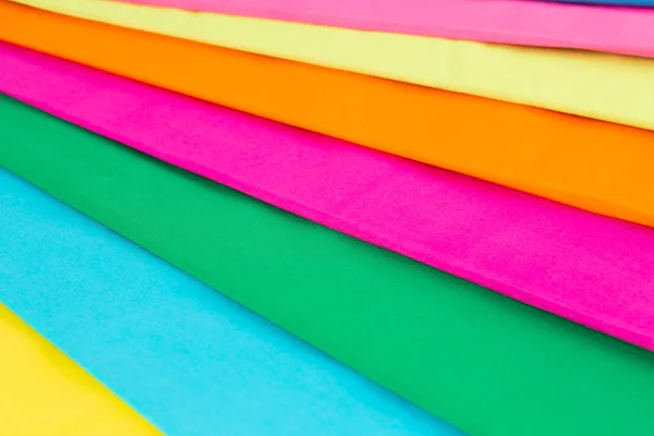 Colorful Crepe Papers Texture Background — Stock Photo, Image