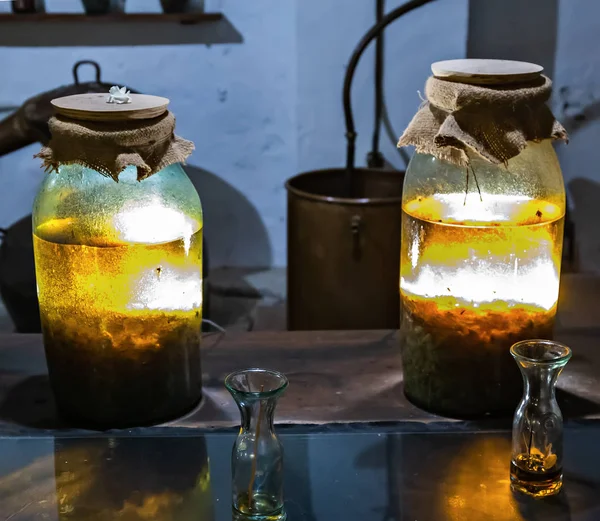 Ancient perfume laboratory in the old village