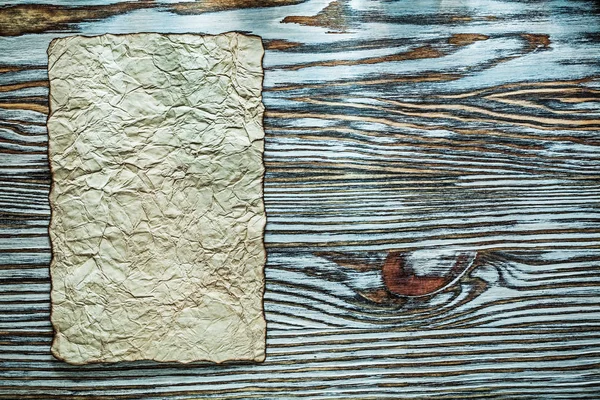 Старовинний документ на дерев'яній дошці — стокове фото