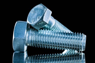 Siyah yüzeyi Paslanmaz screwbolts